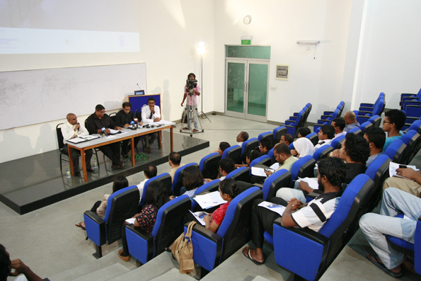 International Right to Know day on 28th September 2012 at the Maldives National University 